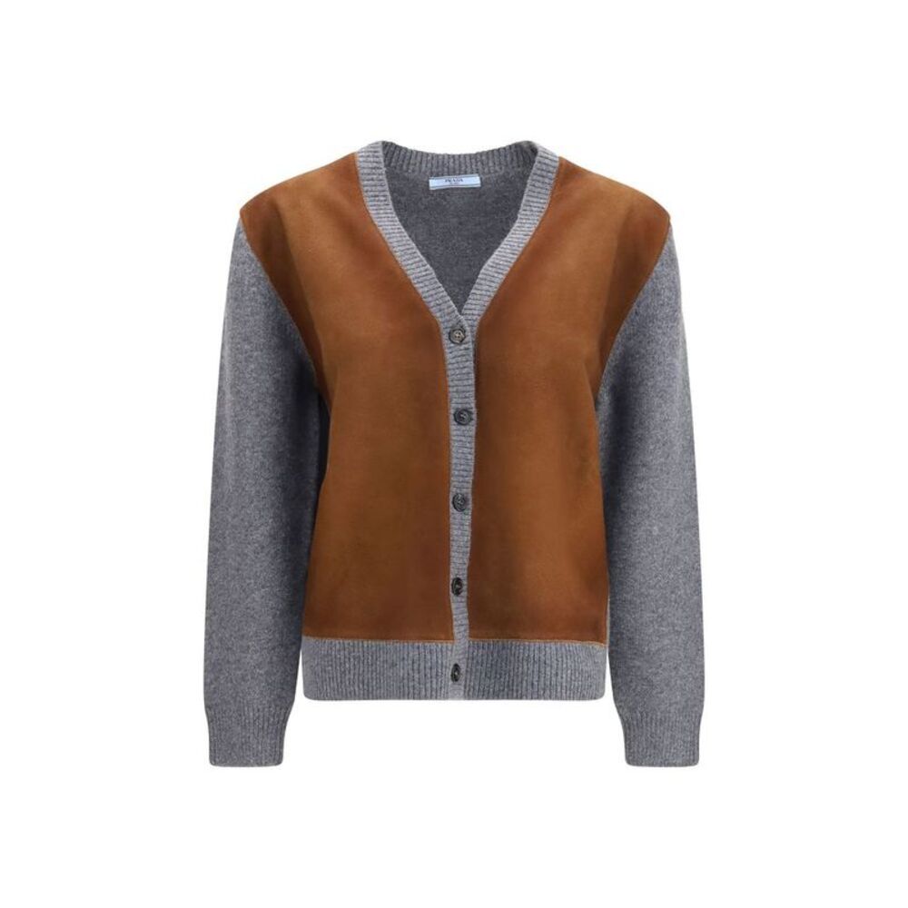Prada Multicolor Wool Oves Aries Women's Cardigan